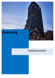 Hotelbranchen | Afsætning