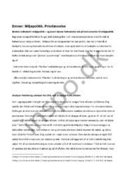 Miljøpolitik & Prisdannelse International økonomi opgave