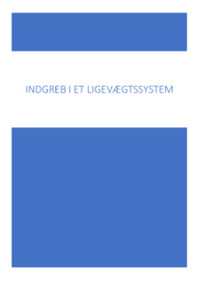 Indgreb i et ligevægtssystem | Kemi