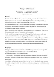 Om nye og gamle bryster | Analyse af kronikken