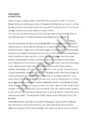 Chameleon essay | By Ranbir Sahota