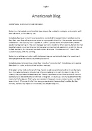 Americanah Blog