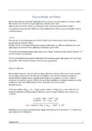 Kursusarbejde om Redox
