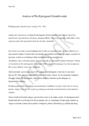 Analyse af Pia Kjærsgaard Grundlovstale