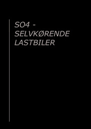 Selvkørende lastbiler | SO opgave