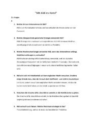 ”Mit Aldi ins Hotel” | Tysk opgave