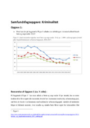 Samfundsfagsopgave | Kriminalitet