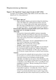 Per Lagerkvist ”Angest, angest är min arvedel” | Analyse