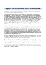 Karakteriser det danske chartermarked