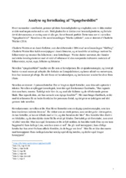 Analyse og fortolkning af ”Spøgelsesbilist”