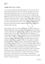 Langdigt | Analyse | Yahya Hassan