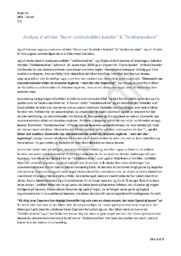 ”Nu er overhalvdelen kvinder” & ”Snakkemaskine” | Analyse