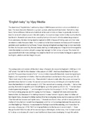 ”English baby” by Vijay Medtia