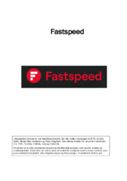 Fastspeed | Afsætning