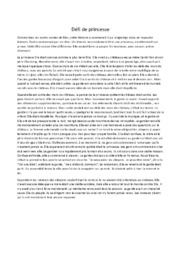 Défi de princesse | Fransk opgave