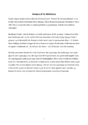 Analyse af En Skilsmisse