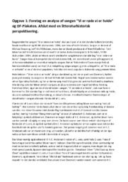 Vi er røde vi er hvide” og DF-Plakaten | Analyse af sangen
