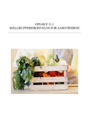 Målgruppebeskrivelse for aarstiderne