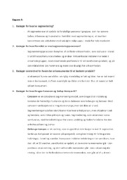 Fordybelsesopgave | Segmentering af målgruppe | Afsætning