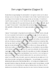 Den unges frigørelse | Essay