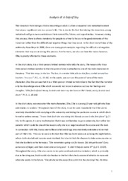 Analysis of A Gap of Sky