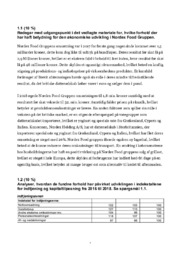 Nordex Food Gruppen | VØ opgave