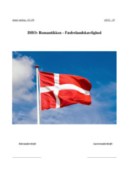 Romantikken | Fædrelandskærlighed | DHO