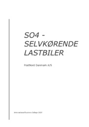 Selvkørende lastbiler | PostNord | SO