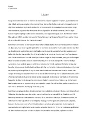 Listen | Dansk opgave