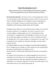 Samfundsøkonomi opgave