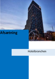 Hotelbranchen | Afsætning
