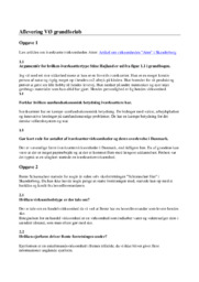 Aflevering VØ grundforløb