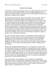 Portfolio til lyrikforløbet | Dansk skriftlig aflevering