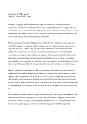 Skyggen | Analyse | H.C. Andersen, 1847