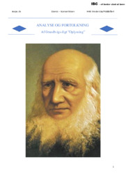 Oplysning | Grundtvigs digt | Analyse og fortolkning