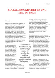 Socialdemokratiet er ung med de unge | Analyserende artikel