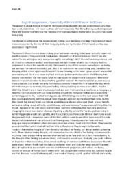 Speech by Admiral William H. McRaven | English Opgave