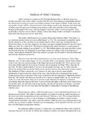 Analysis of Ailne’s Journey | by Edwidge Danticat | Engelsk