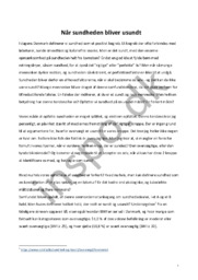 Når sundheden bliver usundt