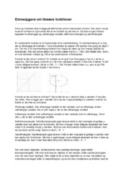 Emneopgave | Matematik | Linære funktionerocx