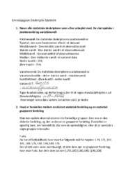 Emneopgave Deskriptiv Statistik