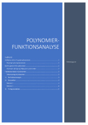 Polynomier funktionsanalyse