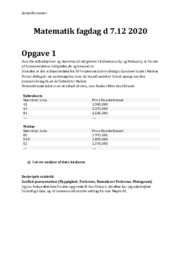 Matematik fagdag d 7.12 2020
