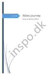 Nikes journey | Essay | Engelsk