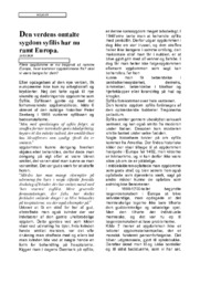 Den verdens omtalte sygdom syfilis har nu ramt Europa