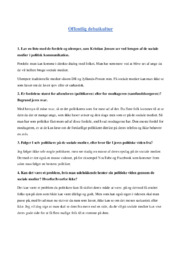 Offentlig debatkultur