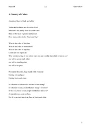 A House Divided & my own poem | Engelsk Analyse