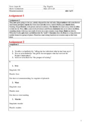 Hillary Clinton Speaks | Opgave 5B | Engelsk