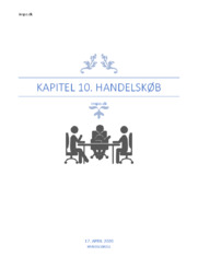 Handelskøb | Kap. 10 | Erhvervsret Noter