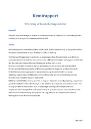 Titrering af husholdningseddike